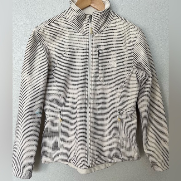 The North Face Apex Bionic Jacket White Black Dot GARDENIA Medium - Picture 1 of 10